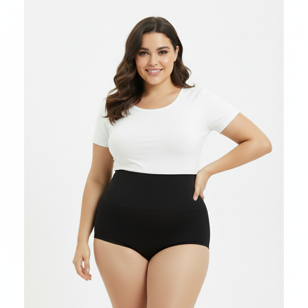 High-Waisted Tummy Support Underwear Pack Of 2