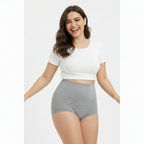 High-Waisted Tummy Support Underwear ( Grey ) Pack Of 2