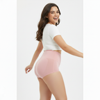 High-Waisted Tummy Support Underwear ( Pink ) Pack Of 2